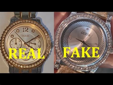 original guess watch vs fake|genuine guess watches.